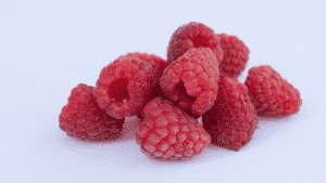 A picture of raspberries used for the raspberry Payot facial